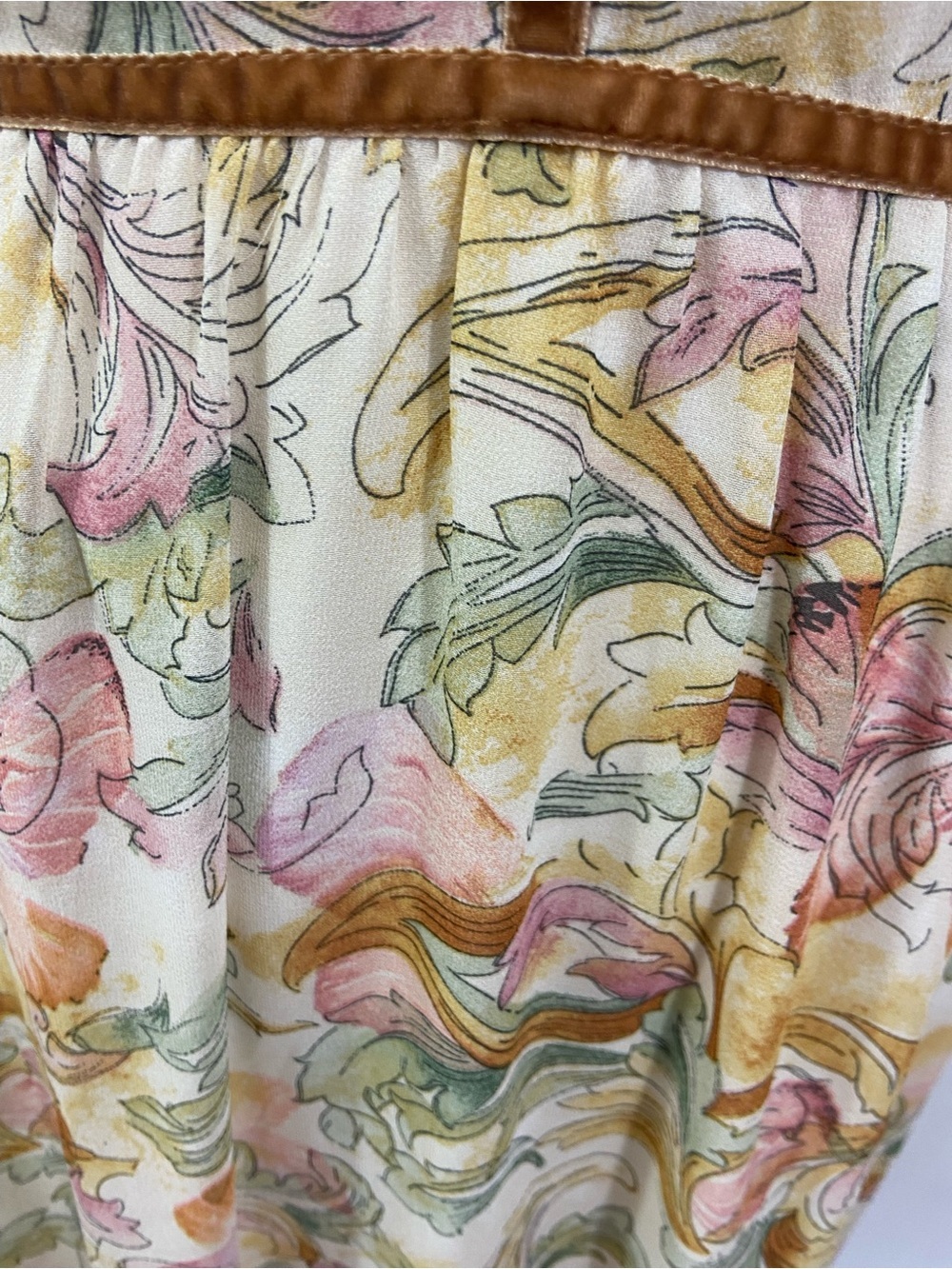 12th Tribe Ruby Midi Floral Dress Spaghetti Straps M Babydoll Garden Corset - Picture 6 of 12